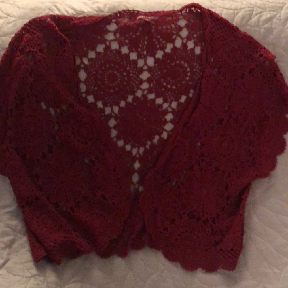 Crochet shrug sweater